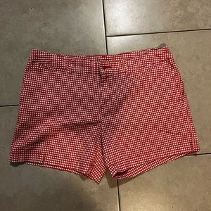Faded Glory Womens Shorts Size 14 Orange Dots